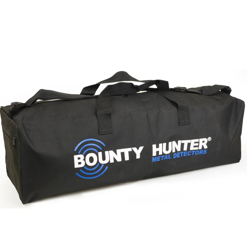 BOUNTY HUNTER حقيبة كاشف المعادن باونتي هانتر - حقيبة حمل نايلون مقاومة للعوامل الجوية مع جيب ملحق ومقابض، تناسب نماذج S-Rod - تخزين متين وحماية أثناء السفر - مصنوعة في الولايات المتحدة الأمريكية - Image 1